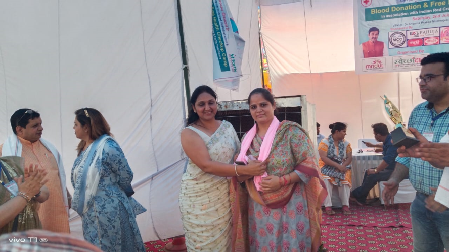 Health and Blood Donation Camp